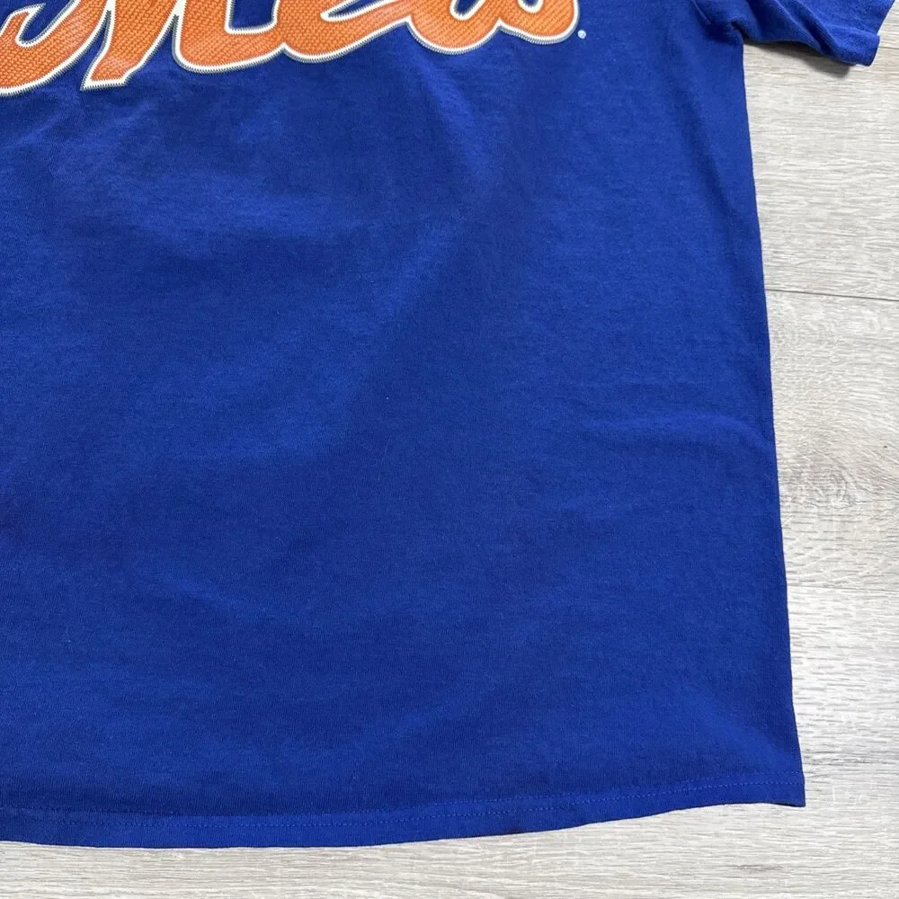 Juan Lagares Shirt New York Mets Baseball Majestic Men’s Blue Tee M
